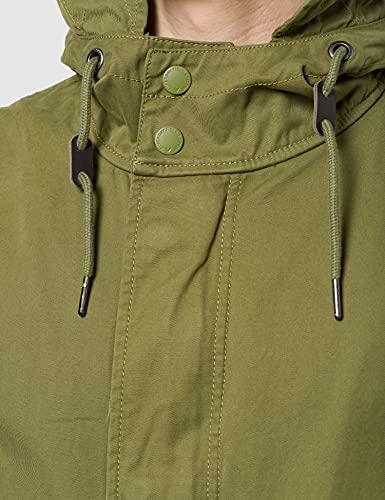 Superdry Service Fishtail Parka Chaqueta, Lieutenant Olive, XL para Hombre