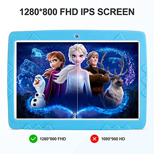 Tablet para Niños 10 Pulgadas Android 10.0 3G Dual SIM Card 3GB RAM 32GB Certificado por Google GMS 1.6Ghz Tablet Infantil Quad Core Batería 5000mAh Tablet PC Netflix Juegos Educativos