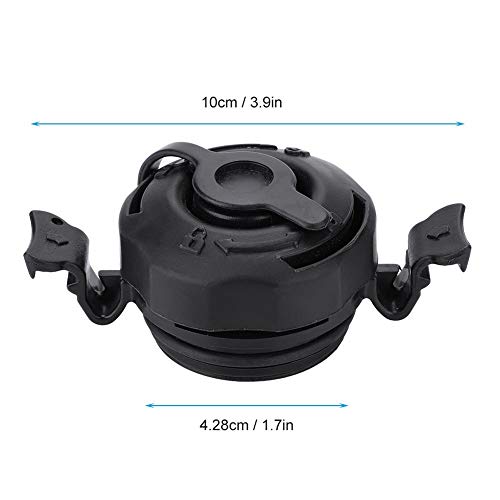 Tapas de válvula neumática Inflable Tapones de Rosca Reemplazo, 3 en 1 Tapa de válvula de Aire Cámara de Aire Tapa de Sello Segura reemplazo para Intex Colchón Inflable colchón neumático Negro