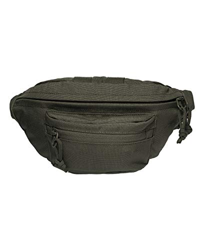 Tasmanian Tiger TT Modular Hip Bag - Riñonera táctica Molle compatible con EDC, con 3 compartimentos (oliva)