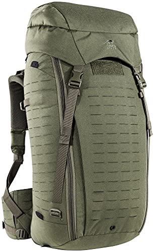 Tasmanian Tiger TT Modular Pack 45+ Mochila de Senderismo Militar Táctica Modular para Trekking Camping Viaje 50L bloqueable