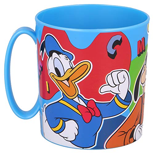 Taza Infantil De Plástico Para Microondas De 350 Ml |Mickey Cool Summer