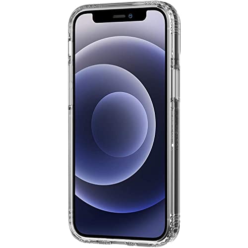 tech21 EVO Clear - Carcasa Transparente para teléfono iPhone 12 y 12 Pro, Carcasa antigérmenes y antimicrobiana, protección contra caídas de 3 m, 6,1 Pulgadas (T21-8379)