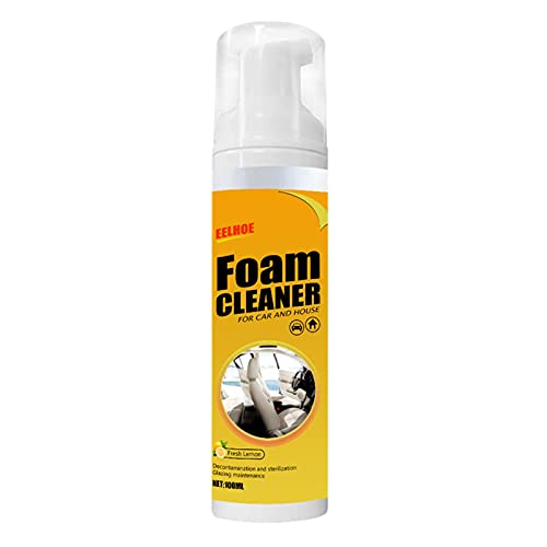 Teochew Multipurpose Foam Cleaner, limpiador de espuma para coche, 300 ml, multiusos, limpiador de espuma en aerosol para limpieza de coches, efecto limpiador de espuma fuerte