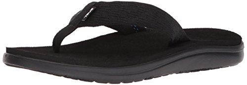 Teva Voya Flip, Pantuflas Hombre, Negro (Brick Black Bkbl), 43 EU