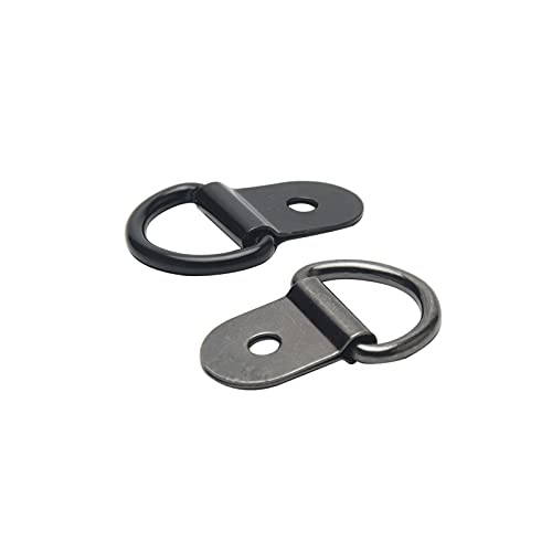 TGUS Correa de amarre con anilla en D, 30 piezas de fijación de acero inoxidable para remolques, accesorios de autocaravana, equipo de camping, remolque de coche, kayak (tamaño: 20 x 25 mm)