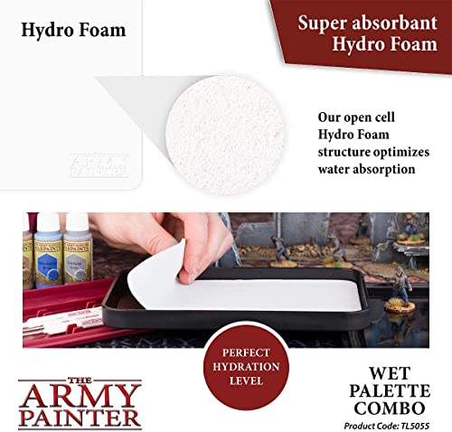 The Army Painter | Hydro Pack Refills | Recarga para la Paleta: 50 Toallitas y 2 Esponjas para Pintar Figuras Miniatura de Wargaming | Juego de Guerra