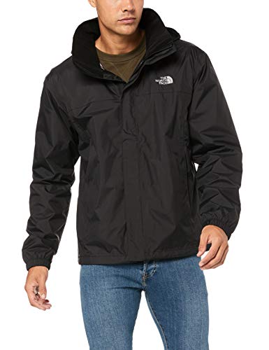 The North Face M Resolve 2 Chaqueta, Hombre, Negro (Tnf Blk/Tnf Blk), M