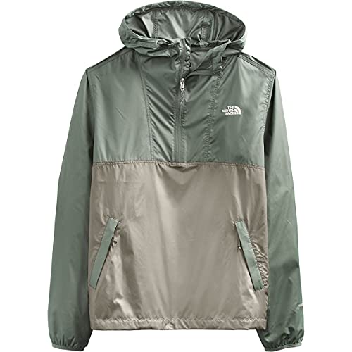 The North Face Men's Cyclone Anorak, Agave Green/Mineral Grey, S