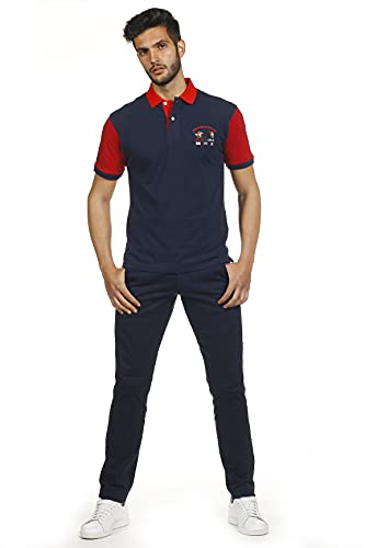 THE TIME OF BOCHA Polo Manga Corta Hombre Combi Talla XL