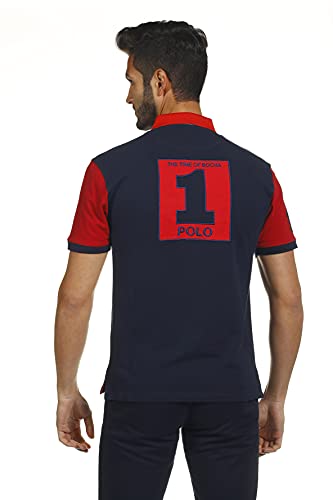 THE TIME OF BOCHA Polo Manga Corta Hombre Combi Talla XL