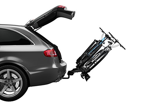 Thule VeloCompact 2 7-pin, Portabicicletas compacto y ligero para uso diario (para 2 bicicletas).