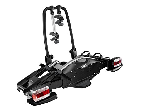 Thule VeloCompact 2 7-pin, Portabicicletas compacto y ligero para uso diario (para 2 bicicletas).