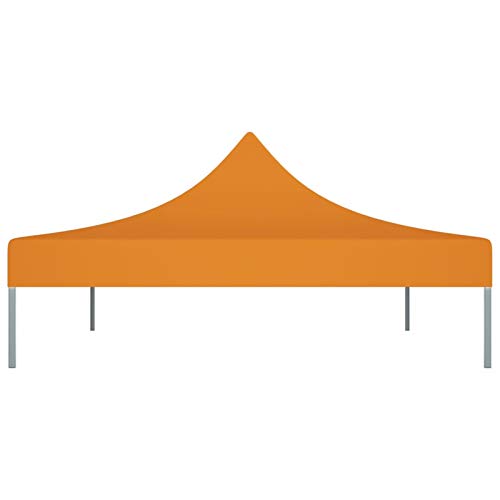 Tidyard Cubierta Superior Reemplazo para Toldo de Repuesto al Aire Techo de Carpa para Celebraciones Naranja 4,5x3 m 270 g/m² 270 g/m² (la Estructura de la Carpa no está incluida)