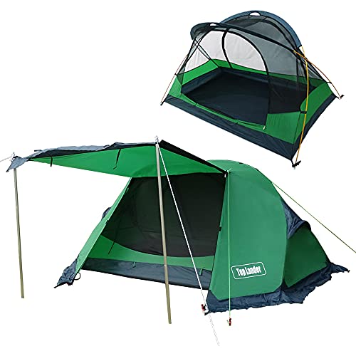 Tienda de Nailon Ultraligera para mochileros 1-2 Personas para Acampar al Aire Libre, Senderismo, Ciclismo, montañismo, Motocicleta, 20D, Impermeable, Solo vivac