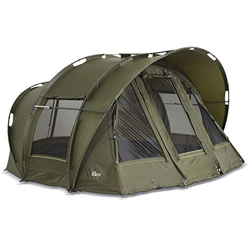 Tienda de pesca vivac Lucx® carpa carpa leopardo, tienda para 1, 2, 3 hombres 10,000 mm