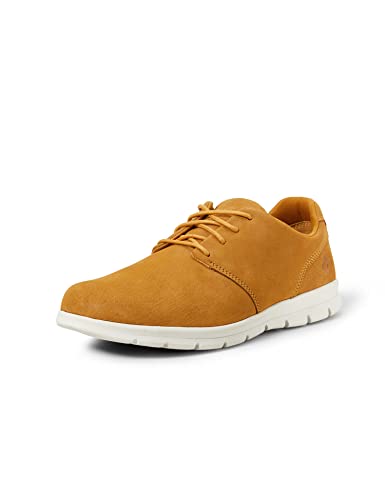 Timberland Graydon Oxford Basic Oxford plano para Hombre, Amarillo (Wheat Nubuck), 42 EU