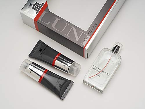 Titto Bluni Assoluto Sport Uomo EdT 75ml + After Shave 75ml + Gel Baño 75ml