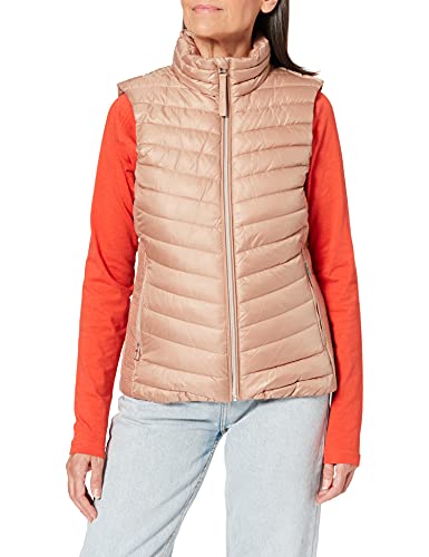 Tom Tailor 1026518 Ultra Lightweight Chaleco Acolchado Ultraligero, 27468 French Clay Beige, L para Mujer