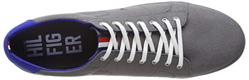 Tommy Hilfiger H2285arlow 1d, Zapatillas Hombre, Gris Steel Grey 596, 47 EU