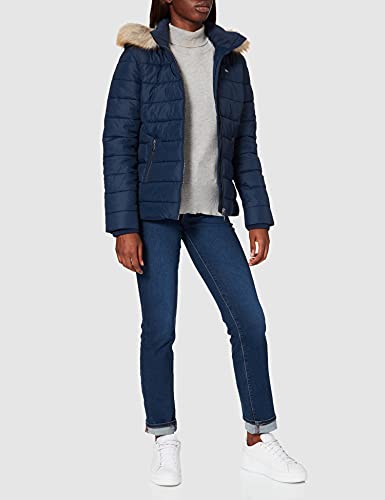 Tommy Jeans Tjw Essential-Chaqueta con Capucha, Twilight Navy, M para Mujer