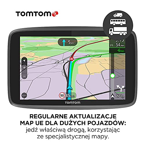 TomTom GO PROFESSIONAL 6250 Portátil/Fijo 6" Pantalla táctil Negro navegador - Navegador GPS (Albania, Andorra, Europa Oriental