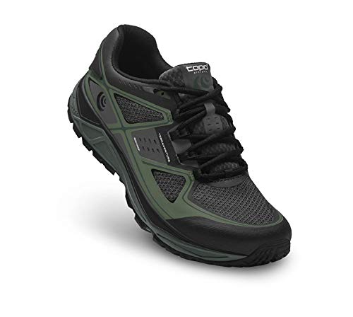 TOPO TERRAVENTURE, Zapatillas Hombre, Gris carbón/Negro, 48 EU