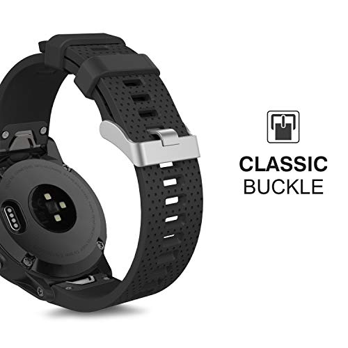 TOPsic Correa de Reloj para Garmin Fenix 5S, Banda de Reloj de Repuesto de Silicona Suave para Garmin Fenix 5S/Fenix 5S Plus/Fenix 6S/Fenix 6S Pro/Fenix 7S/Fenix 7S Solar/Fenix 7S Sapphire Solar