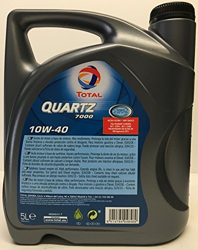 Total TO710405 Quartz 7000 10W40 A3/B4 5L