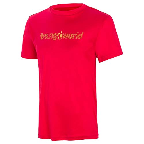 TRANGO Camiseta SALENQUES VT, Rojo Oscuro, 14 años Unisex niños