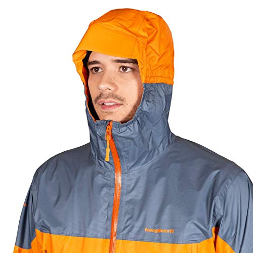 Trangoworld Rilton TF Chaqueta, Hombre, Naranja oxido/Gris Medio, XL