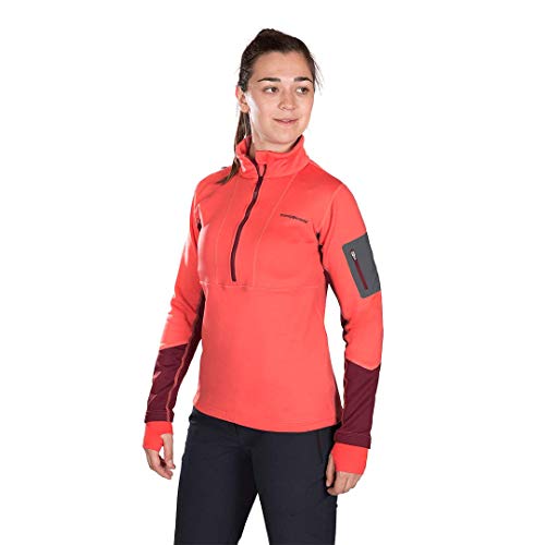 Trangoworld Veneto Pullover, Mujer, Coral Intenso, M