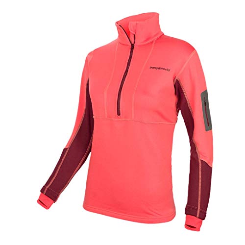 Trangoworld Veneto Pullover, Mujer, Coral Intenso, M