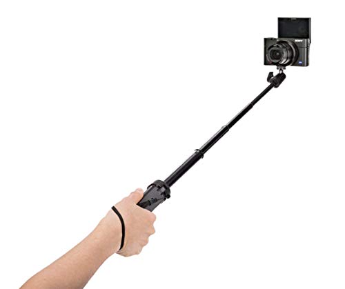 Trípode Telescópico JOBY TelePod 325, Extensible, Palo Selfie con Trípode y Cabezal de Bola Para Smartphone, Cámaras Digitales, Réflex, Cámaras de Acción, Kit para Vlogging, Youtube, Tik Tok