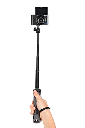 Trípode Telescópico JOBY TelePod 325, Extensible, Palo Selfie con Trípode y Cabezal de Bola Para Smartphone, Cámaras Digitales, Réflex, Cámaras de Acción, Kit para Vlogging, Youtube, Tik Tok