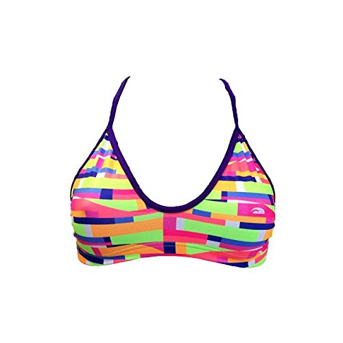 Turbo Power Colorwaves Bragas de Bikini, Multicolore, X-Large para Mujer