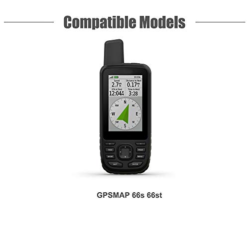 TUSITA Funda Compatible con Garmin GPSMAP 66s 66st 66sr - Case Protectora de Silicona Skin - Accesorios para GPS de Mano