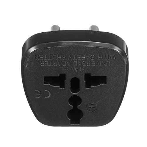 Tutoy 2Pcs Travel Plug Adapter Tipo H Enchufe De Viaje De Conexión A Tierra Adaptador para Israel Palestina