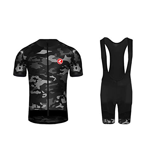 UGLY FROG 2019 Bike Wear De Manga Corto Maillot+ Pantalones Cortos Mangas Cortas de Ciclismo Ropa Maillot Transpirable para Deportes al Aire Libre Ciclo Bicicleta Equipacion Ciclista DTMX03