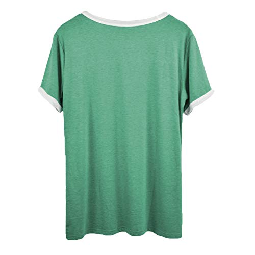 UMIPUBO Bluas de Mujer Camisa Algodón Cuello Redondo Basica Blusa Mujer Elegante Manga Corta Larga Camisa Suelta Mujer Casual Suelto Verano Invierno Primavera T-Shirts Tops