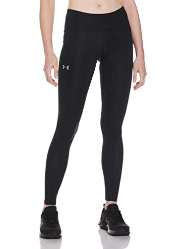 Under Armour Fly Fast 2.0 Heatgear Mallas Ajustadas para Mujer, Mujer, Leggin, 1356181-001, Negro/Negro/Reflectante (001), Extra-Small