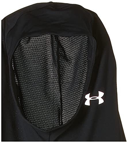 Under Armour Sport Hijab Polaina de Cuello, Mujer, Negro, Plateado (001), M-L