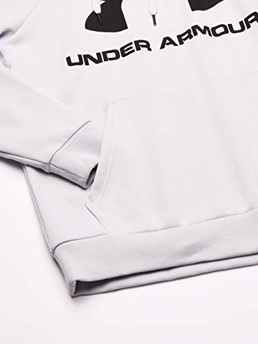 Under Armour Sudadera con Capucha De Tejido Fleece Y Logotipo UA Rival, Hombre, Gray, XL