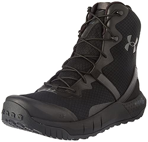 Under Armour UA Micro G Valsetz, Zapatos de Escalada Hombre, Black/Black/Jet Gray, 44 EU