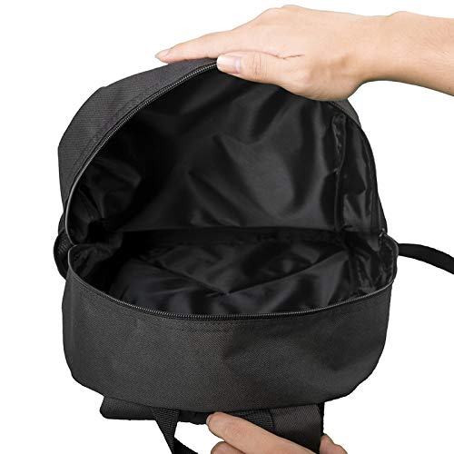 Unisex Mochila clásica para ordenador portátil, mochila de viaje casual, mochila de viaje respetuosa con la piel para correr, escalada., Fromage Burger Américain. (Negro) - TB-ZXY-0wkyn9nx29h0-1