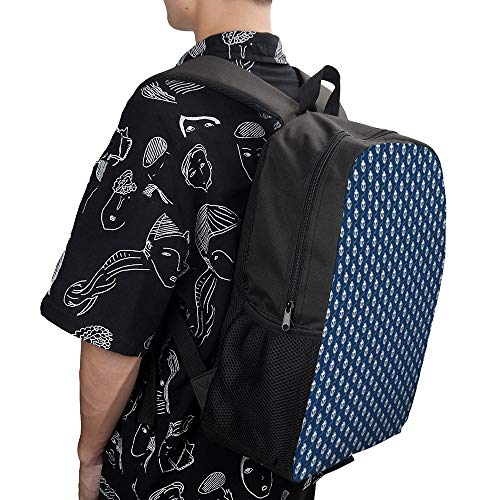 Unisex Mochila clásica para ordenador portátil, mochila de viaje casual, mochila de viaje respetuosa con la piel para correr, escalada., Fromage Burger Américain. (Negro) - TB-ZXY-0wkyn9nx29h0-1