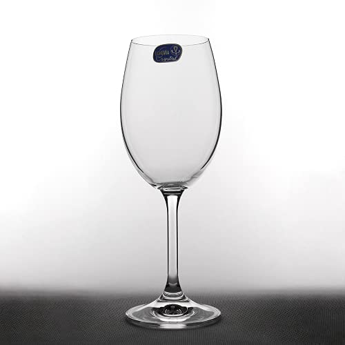 UNISHOP Set 6 Copas de Vino de Cristal de 450ml, Copas de Vidrio para Vino y Agua, para Uso en Casa, Restaurante y Fiestas