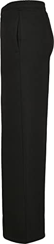 Urban Classics Ladies Straight Pin Tuck Sweat Pants Pantaln Deportivo, Negro, XXL para Mujer