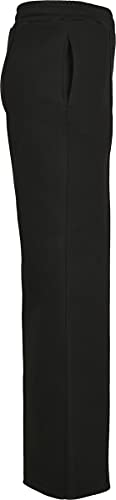 Urban Classics Ladies Straight Pin Tuck Sweat Pants Pantaln Deportivo, Negro, XXL para Mujer