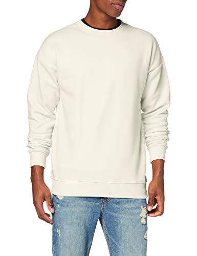 Urban Classics Sweat Crewneck Sudadera, arena, XXL para Hombre